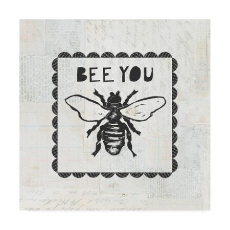 Courtney Prahl 'Bee Stamp Bee You' Canvas Art,24x24